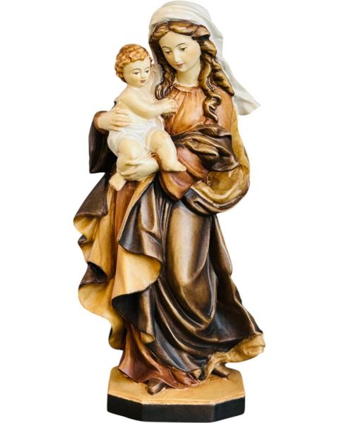 Immagine di Statua Madonna della Riverenza 60 cm legno marrone