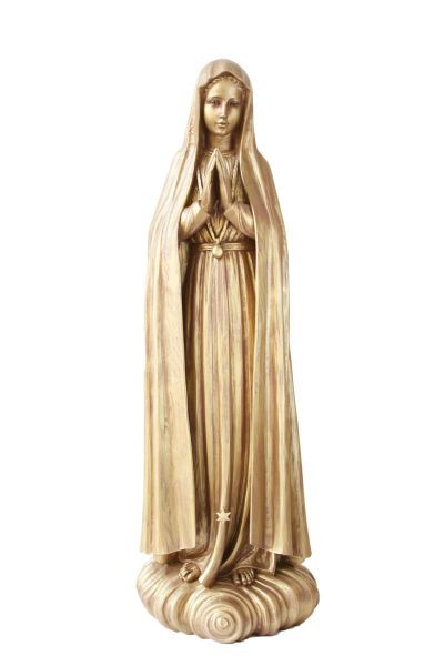 Picture of Pilgrim Virgin of Fatima 80 cm (31,5 in) bronze Statue