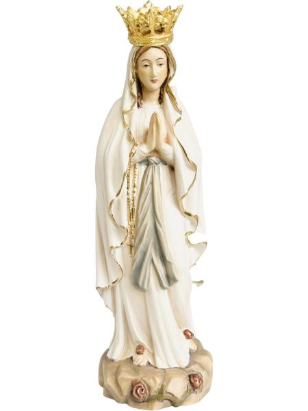 Imagen de Virgen de Lourdes con corona 100 cm Escultura pintada