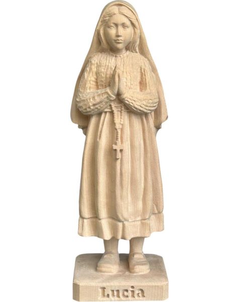 Immagine di Suor Lucia dos Santos Pastorella di Fatima 7,5 cm legno naturale