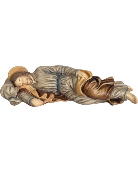 Immagine di Statua San Giuseppe dormiente 80 cm legno dipinto