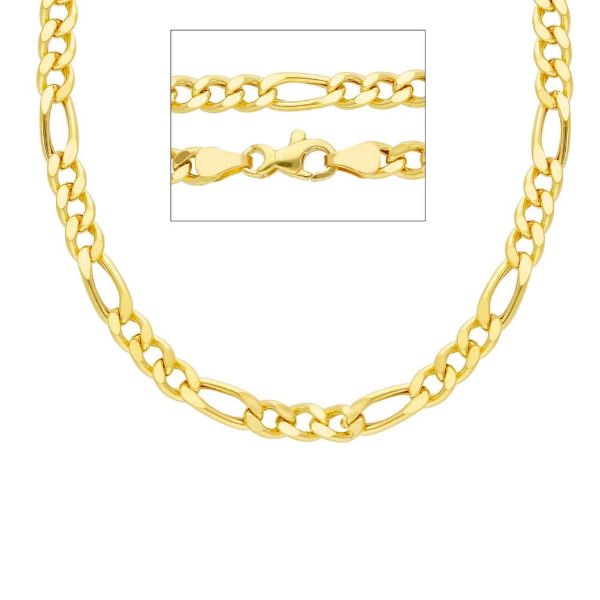 Immagine di Collana Figaro oro giallo 18k 60 cm
