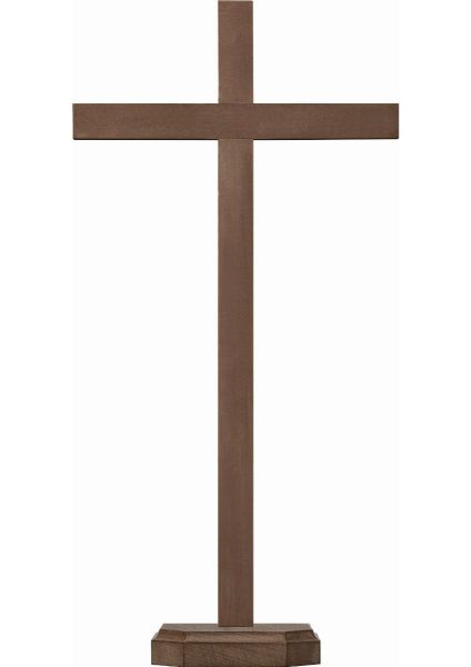 Immagine di Croce da tavolo 59x28 cm legno brunito