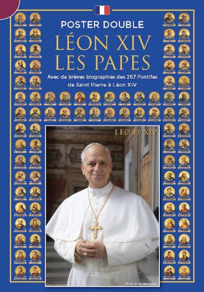 Picture of Tutti i Papi da Pietro a Leone XIV - poster bifacciale con libretto