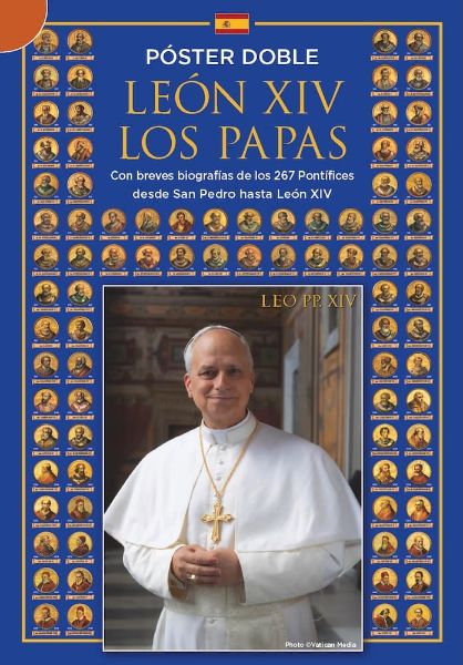 Picture of Tutti i Papi da Pietro a Leone XIV - poster bifacciale con libretto
