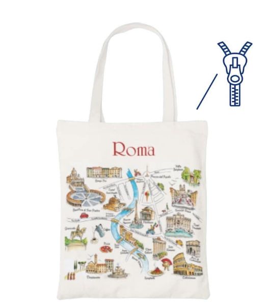 Immagine di Tote bag Mappa di Roma