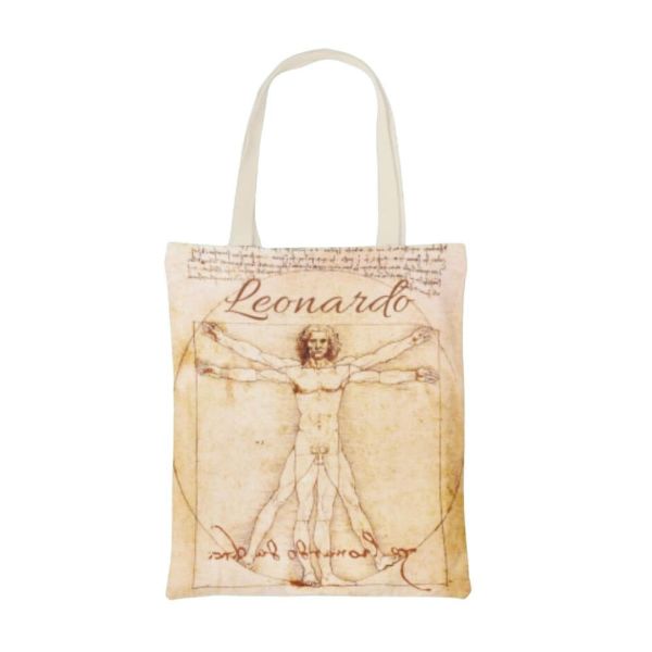 Immagine di Tote bag Uomo Vitruviano