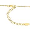Imagen de Collar con elemento central Virgen Milagrosa Plata de ley 925 baño amarillo