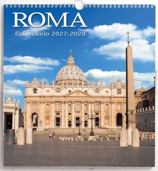 Immagine di Calendario da muro 2027 Roma  cm 31x33 stampato su carta deluxe