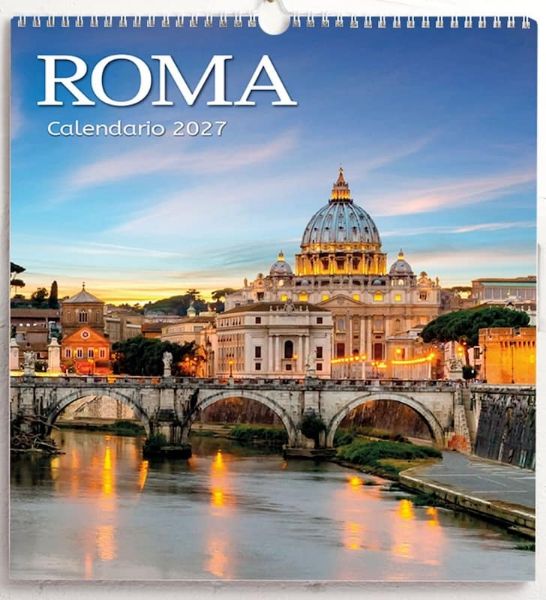 Immagine di Calendario da muro 2027 San Pietro Roma Notte cm 31x33
