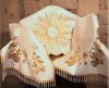 Picture of Catholic Humeral Veil with floral embroidery in multi-tone gold