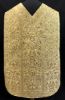 Immagine di Pianeta liturgica con ricchissimo ricamo, strass e gallone a colonna