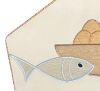 Picture of Bishop Mitre with hand-style cord Bread and Fish embroidery