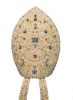 Picture of Bishop Miter with gold embroidery, crystal strass and gilded brass