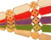 Immagine di Gallone dorato con ricamo in filato oro 3 cm