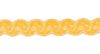 Immagine di Gallone liturgico in sablé oro ricamo rocaille in filato oro 4 cm
