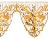 Immagine di Pizzo per Altare con ricchissimo ricamo oro e paillettes 25 cm