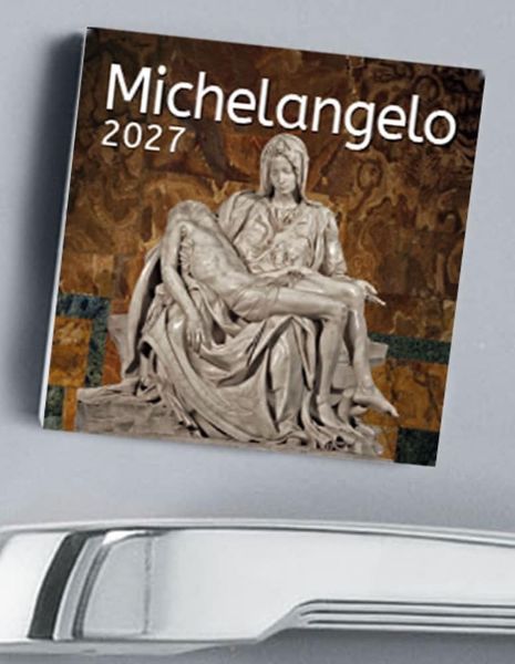 Immagine di Michelangelo 2027 magnetic calendar cm 8x8 (3,1x3,1 in)