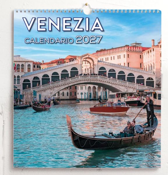 Picture of Venecia Venezia Calendario de pared 2027 cm 31x33 (12,2x13 in)